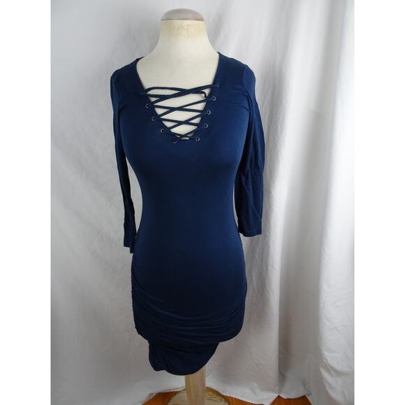 Velvet by Graham & Spencer Women Blue Dress Size XS - Picture 1 of 8